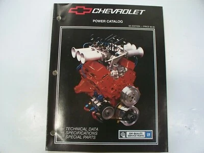 NOS CHEVROLET Power Book #6 Edition The true Bible on GM Performance Parts SB BB