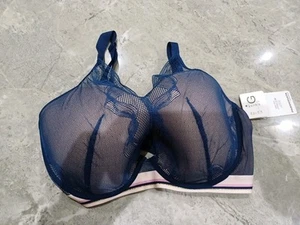 36F Bra PASSIONATA BY CHANTELLE Lace Overlay Plunge T-Shirt Bra - Picture 1 of 9