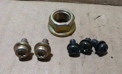 96-00 CIVIC Volante NUT Parafuso Parafuso T30 + Parafusos de Tampa de Coluna OEM 6 peças EK - Imagem 1 de 4
