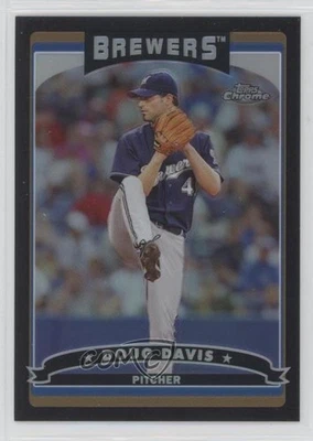2006 Topps Chrome Black Refractor /549 Doug Davis #159 - Image 1 of 2