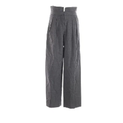 Pantalones Aritzia Babaton Oficina Lana Cintura Alta A Medida Pierna Ancha Gris 0 Nuevos con Etiquetas Oficina Foto 1 de 4