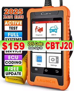 2025 LAUNCH Creader Elite for Toyota Car OBD2 Diagnostic Tool Scanner Key Coding - Picture 1 of 17