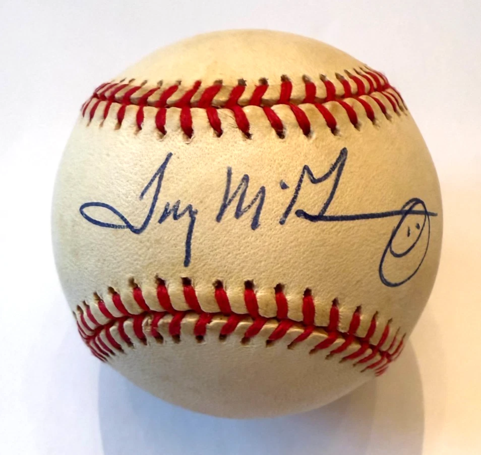Béisbol MLB firmado por Tug McGraw Sweet Spot con certificación básica JSA  Foto 1 de 4