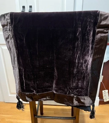 April Cornell para Cornell Trading Latte chal de terciopelo bufanda mezcla de seda 20" x 66" Foto 1 de 4