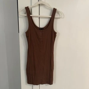 Zara Brown Women’s Casual Lounge Dress Medium Bodycon shapewear - Picture 1 of 3