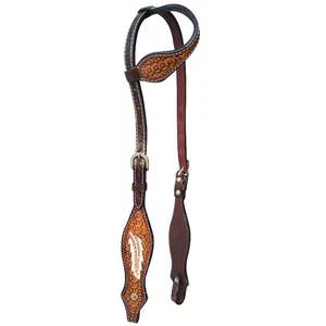 RK HILASON Western HorseHeadstall Breast Collar One Headstall American Leather - Picture 1 of 6
