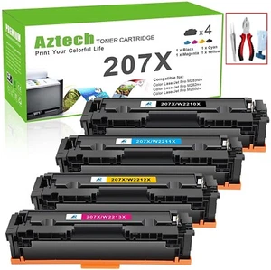 Toner für HP 207X / 207A LaserJet Pro MFP M283FDW M283FDN M282NW Mit/Kein Chip - Bild 1 von 19