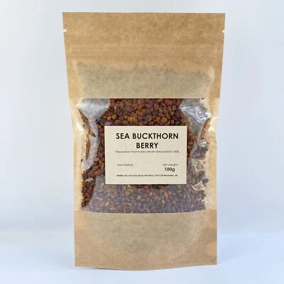 IHERBA Sea Buckthorn Berries | Hippophae rhamnoides | dried fruits rokitnik 50-200g