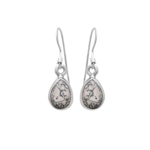 Rutile Quartz Dangler Earring,Rutile Quartz Silver Earrings,Quartz Hook Earring - Imagen 1 de 5