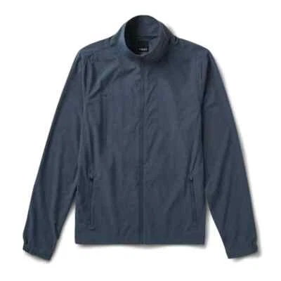Chaqueta de chándal Vuori Venture para hombre cremallera completa - azul marino (al por menor $118) Foto 1 de 3