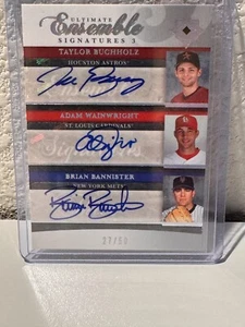 Ultimate Ensemble Signatures 3 2006 radiocontrol automático Adam Wainwrighth Cardinals 27/50 - Imagen 1 de 2