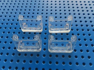Lego 4 x Frontscheibe Windschutz Cockpit 3823 transparent klar 2x4x2 (2) - Bild 1 von 1