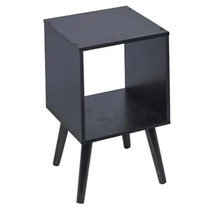 Estantería de madera de almacenamiento de un solo cubo estantería unidad sala de estar - Imagen 1 de 15