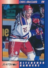 1994-95 Kitchener Rangers Team Set #19 CHRIS BRASSARD