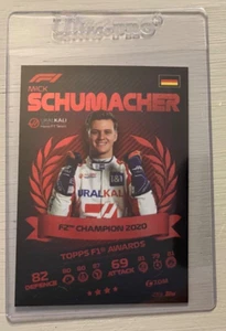 Mick Schumacher "F2 Champion" 2021 F1 Topps Turbo Attax - Picture 1 of 2