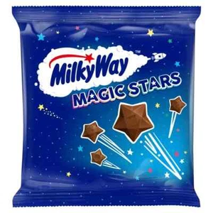 MILKY WAY MAGIC STARS Made Of Fluffy Milk MILK CHOCOLATE VERY LIMITED 10 x 33G - Picture 1 of 2