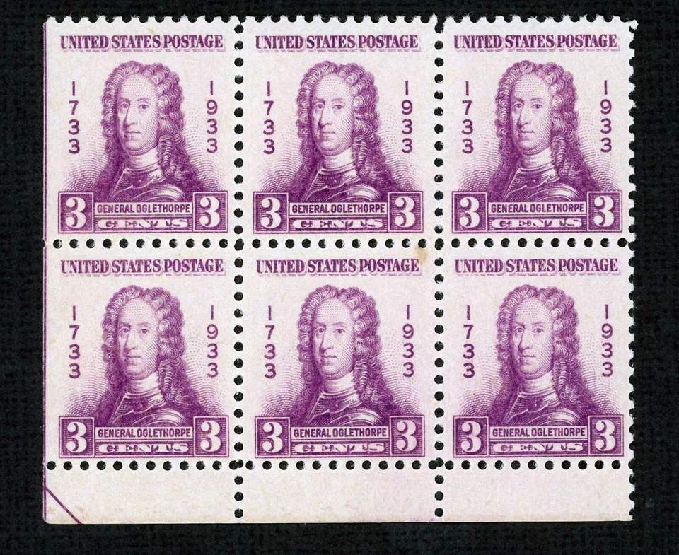 Stamps United States, Scott # 727 Mint NH corner block of six - Image 1 of 1