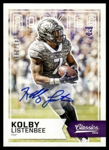2016 Panini Classics Significant Signatures KOLBY LISTENBEE #227 Auto 143/299