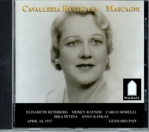 MASCAGNI - CAVALLERIA RUSTICANA - RETHBERG - RAYNER - MORELLI - PAPI - 1937 - Picture 1 of 2