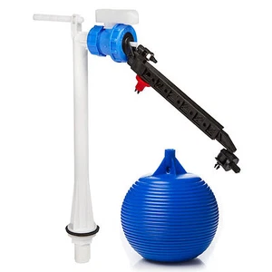 Opella Delchem Cistern Bottom Entry Filling Valve Adjustable Arm 1/2" with Float - Picture 1 of 4