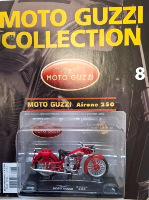 HACHETTE STARLINE 1:24 MOTO GUZZI  AIRONE 250  CON FASCICOLO 8 - Immagine 1 di 2