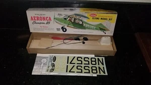 VINTAGE GUILLOWS AERONCA CHAMPION 85 PLANE WOODEN MODEL KIT - Picture 1 of 1