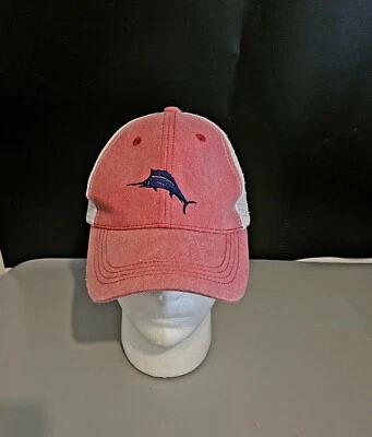 Tommy Bahama Baja Margarita Adjustable Strapback Distressed Trucker Hat Cap - Image 1 of 4