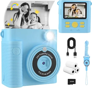 Instant Print Camera for Kids, 1080P HD Kids Digital Cameras Instant Print Photo - Picture 1 of 12