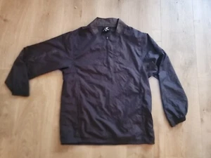 Easton Baseball Softball Warmup Windbreaker Pullover Jacket Black Size YM Med. - Picture 1 of 4