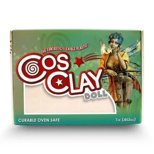 M00406 MOREZMORE 1 lb Cosclay Doll FAERIE LIGHT Flexible Polymer Clay Soft Grade - Picture 1 of 3