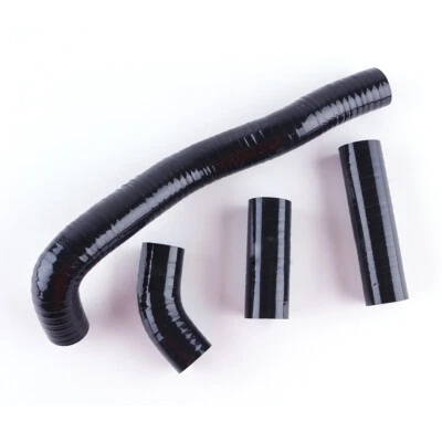 Kit de manguera de radiador de silicona refrigerante negro para Kawasaki Kx500 kx 500 1988-2004 Foto 1 de 4