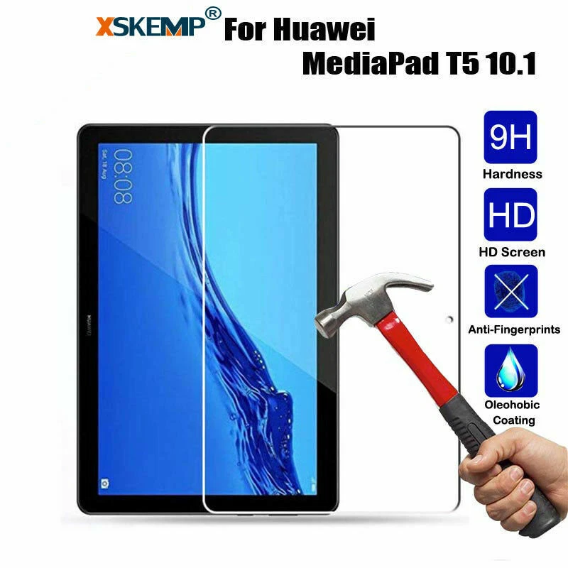 2шт HUAWEI MediaPad M5 8.4 10.8 T5 10.1 закаленное стекло протектор экрана чехол - Изображение 1 из 4