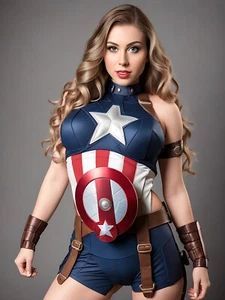 8x10 COSPLAY Gamer Niñas Estampado Artístico MUJER MODELO 04-955266988 - Imagen 1 de 1