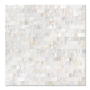 Art3d 12 x 12 in Mother of Pearl Backsplash Shell Mosaic for Kitchen Bathroom - Picture 1 of 9