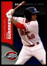 2013 Choice Dreily Guerrero Rookie Greenville Drive Minor League Card Boston Red