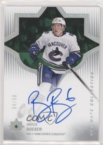 2018-19 Upper Deck Ultimate Collection Auto /50 Brock Boeser #25 Auto