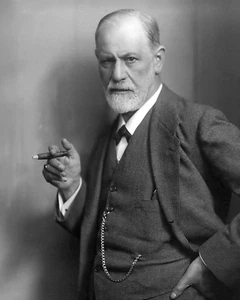 Sigmund Freud Portrait Photograph Print 8"x10" Wall Art 8x10 - Imagen 1 de 2