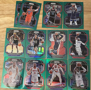 2021-22 NBA Prizm Green Prizm Card Lot