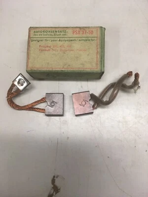 NOS Carbon Brush Set PSX 37-58 Peugeot 203,403,404. Paris-Rhône. 🇫🇷 - Image 1 of 2