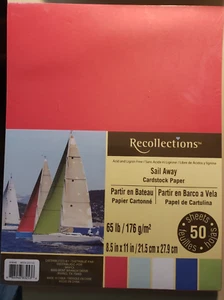 Recollections SAIL AWAY Kartonpapier 8,5" x 11" 50 Blatt UPC: 886946832536 - Bild 1 von 1