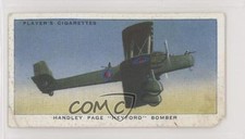 1938 Player's Aircraft of the Royal Air Force Tobacco Handley Page Heyford 1i3
