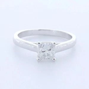 18K Gold Solitär Verlobungsring 1,08 Karat Princess Lab-Grown Diamant G VS1 - Bild 1 von 5