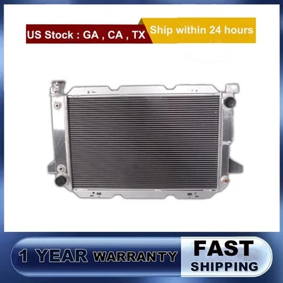 Aluminum DPI:1451 Radiator For 1985-1996 Ford Bronco XL / XLT 5.0L 5.8L  3-Rows - Изображение 1 из 4