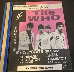 THE WHO, GBO con Ginger Baker, Fortunes, ROBERT STIGWOOD presenta programma 1966 VG+ - Foto 1 di 7