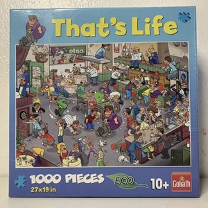 THAT’S LIFE GOLIATH GAMES PUZZLE  1000 piece puzzle PL3138 Cafe Bar Chaos SEALED - Picture 1 of 4