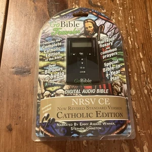 NEW Go Bible Traveler NRSV CE Catholic Edition Audio Bible Portable Prayer - Bild 1 von 2