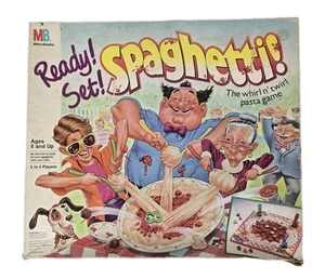 Ready! Set! Spaghetti! Board Game Vintage 1989 Milton Bradley Complete NICE!! - Picture 1 of 10