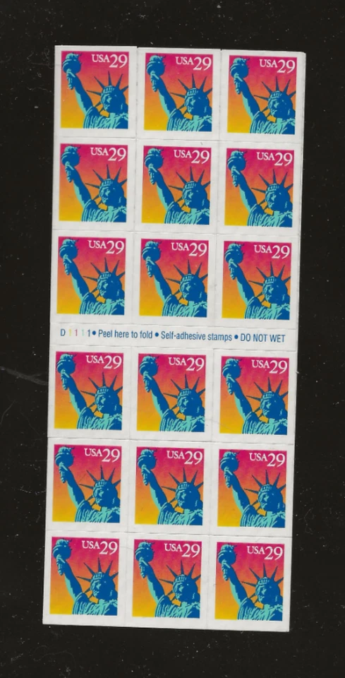 US Scott #2599a Booklet Pane Fine/Very Fine MNH Cat. Value $11.00    #793 - Image 1 of 1