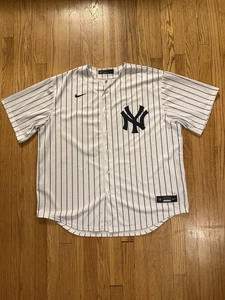 Maglia da baseball Aaron Judge #99 New York Yankees Nike MLB (uomo XXL) bianca - Foto 1 di 6