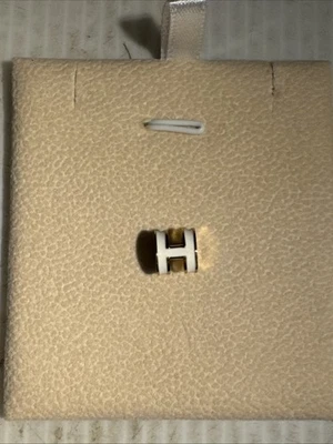 Colgante Hermes Mini H 100 % auténtico Foto 1 de 4